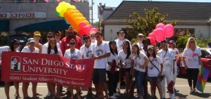 San Diego pride on SDSU campus - LGBT Weekly