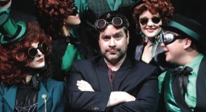 Composer-writer Jon Lorenz (center) and cast members of OZ | PHOTO: NATE PEIRSON