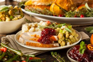 Homemade Thanksgiving Turkey on a Plate