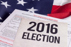 Voter Registration Application for presidential election 2016