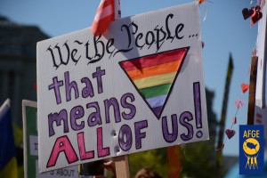 The American Federation of Government Employees is applauding the federal government's announcement that transgender federal workers must be able to use restrooms that correspond to their gender identity. AFGE represents 670,000 federal and D.C. government employees nationwide. (PRNewsFoto/AFGE)