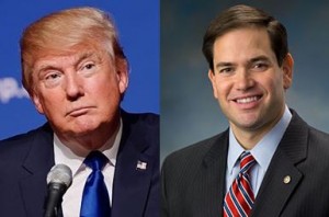 Donald Trump and Marco Rubio