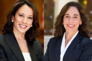 Kamala Harris and Mara Elliott