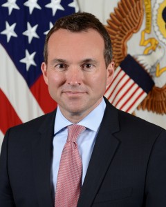 Mr. Eric K. Fanning, acting Under Secretary of the United States Army poses for his official photo in the U.S. Army Portrait Studio at the Pentagon, Washington, D.C., July 13, 2015. (U.S. Army photo by Alfredo Barraza/Released)