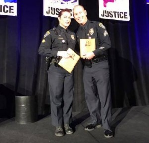 San Diego Police Officers Christine Garcia and Dan Meyer