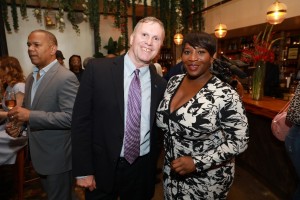 SAGE CEO Michael Adams and Bevy Smith | Photo Credit: Mauro Hagopian